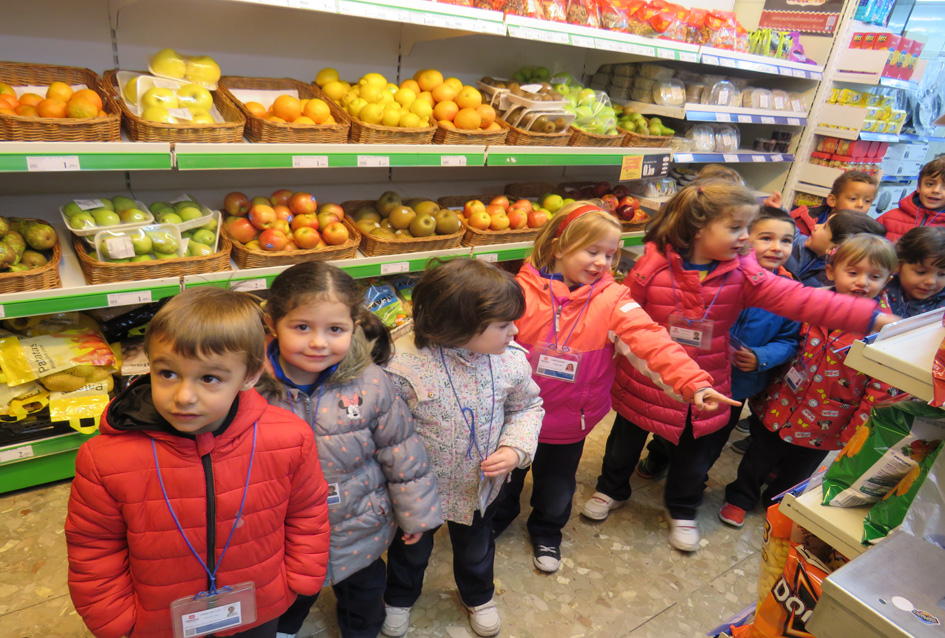 INFANTIL 4 AÑOS: Visita un supermercado en Soto del Real.